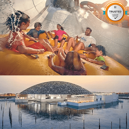 Yas Waterworld Abu Dhabi + Louvre – Combo – Combos and more adventures JUZN.com Special Offers, Deals & Discounts