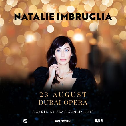 Live Nation Middle East Presents Natalie Imbruglia Live at Dubai Opera – Concerts JUZN.com Special Offers, Deals & Discounts
