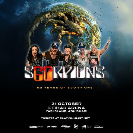 Coming Home — 60 Years of Scorpions tour at Etihad Arena – Concerts JUZN.com Special Offers, Deals & Discounts