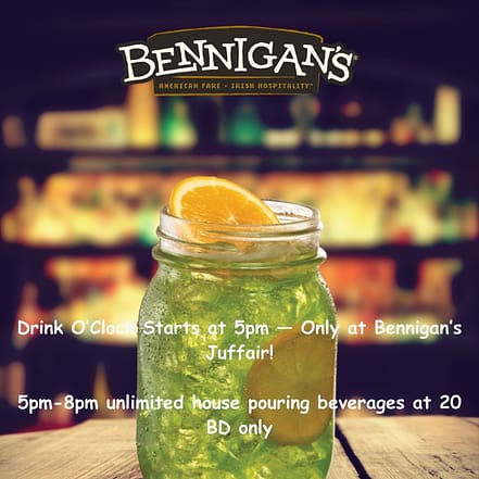 3 Hours Zero Limits at Bennigans – Recently Added Experiences JUZN.com Special Offers, Deals & Discounts