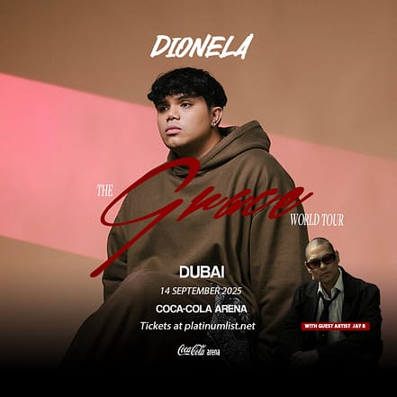 Dionela – The Grace World Tour at Coca-Cola Arena in Dubai – Filipino Events JUZN.com Special Offers, Deals & Discounts