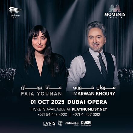 Marwan Khoury & Faia Younan in Dubai – Concerts JUZN.com Special Offers, Deals & Discounts