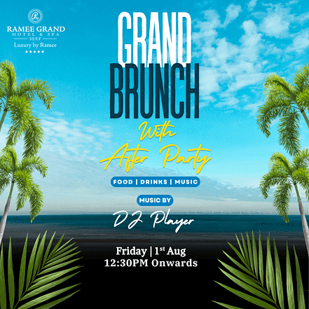 Grand Brunch with After Party at Ramee Grand – Brunches JUZN.com Special Offers, Deals & Discounts
