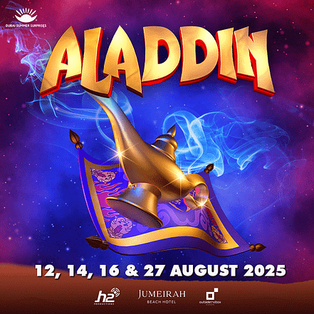 Aladdin at Jumeirah Beach Hotel – Shows and Theatrical Plays JUZN.com Special Offers, Deals & Discounts