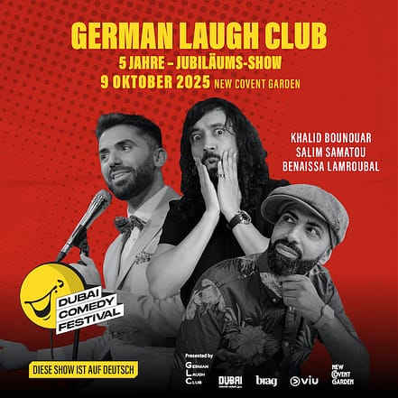 German Laugh Club 5-Year Anniversary Live at Dubai Comedy Festival – Dubai Comedy Festival JUZN.com Special Offers, Deals & Discounts