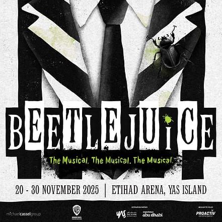 Beetlejuice The Musical at Etihad Arena in Abu Dhabi – Shows and Theatrical Plays JUZN.com Special Offers, Deals & Discounts