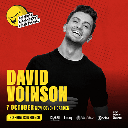 David Voinson Live at Dubai Comedy Festival – Dubai Comedy Festival JUZN.com Special Offers, Deals & Discounts
