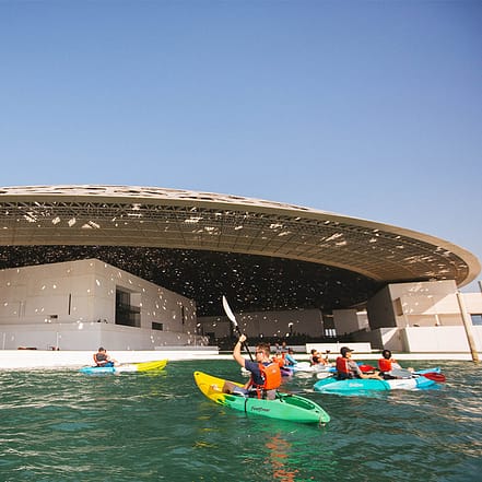 Guided Kayak Tour at Louvre Abu Dhabi – Water Sports JUZN.com Special Offers, Deals & Discounts