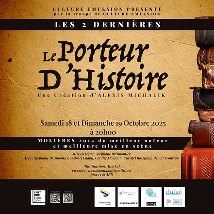Le Porteur D’Histoire at The Junction in Dubai – Shows and Theatrical Plays JUZN.com Special Offers, Deals & Discounts