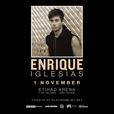 Live Nation Middle East Presents Enrique Iglesias – Concerts JUZN.com Special Offers, Deals & Discounts