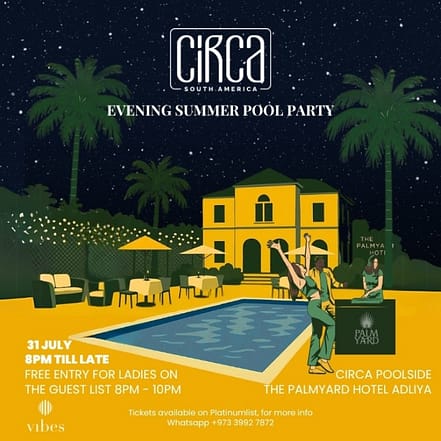 Circa x Vibes: Poolside Summer Party – Nightlife JUZN.com Special Offers, Deals & Discounts