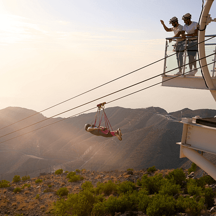 Jebel Jais Flight – World’s Longest Zipline – Jebel Jais Attractions JUZN.com Special Offers, Deals & Discounts