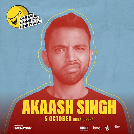Akaash Singh Live at Dubai Comedy Festival 2025 – Comedy Events JUZN.com Special Offers, Deals & Discounts