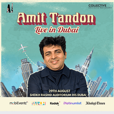 Amit Tandon Live in Dubai – Desi Events JUZN.com Special Offers, Deals & Discounts