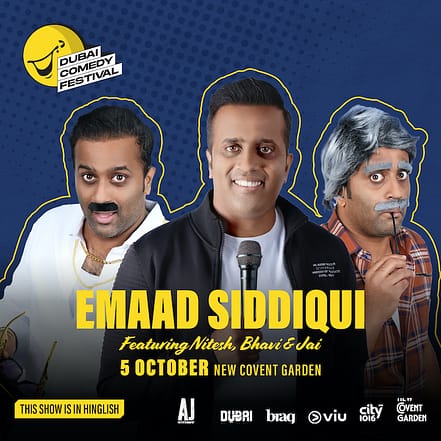 Emaad Siddiqui Live at Dubai Comedy Festival – Dubai Comedy Festival JUZN.com Special Offers, Deals & Discounts