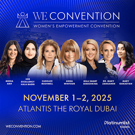 Women’s Empowerment Convention (WE Convention) in Dubai – Conferences JUZN.com Special Offers, Deals & Discounts