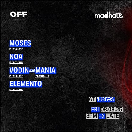 OFF Presents: Madhaūs at Teres – JJ’s Irish Restaurant – Nightlife JUZN.com Special Offers, Deals & Discounts