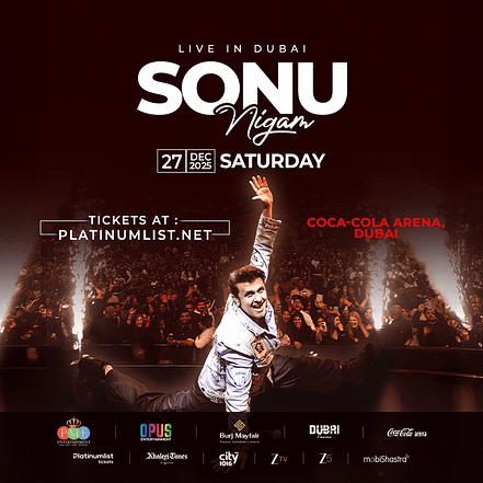 Sonu Nigam in Dubai – Concerts JUZN.com Special Offers, Deals & Discounts