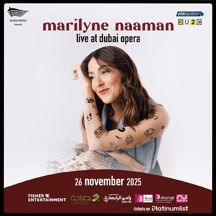 Marilyn Naaman live at Dubai Opera – Concerts JUZN.com Special Offers, Deals & Discounts