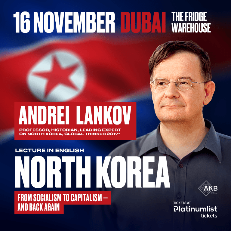 Andrei Lankov With the Lecture “North Korea: From Socialism to Capitalism — and a Little Bit Back” in Dubai – Seminar JUZN.com Special Offers, Deals & Discounts
